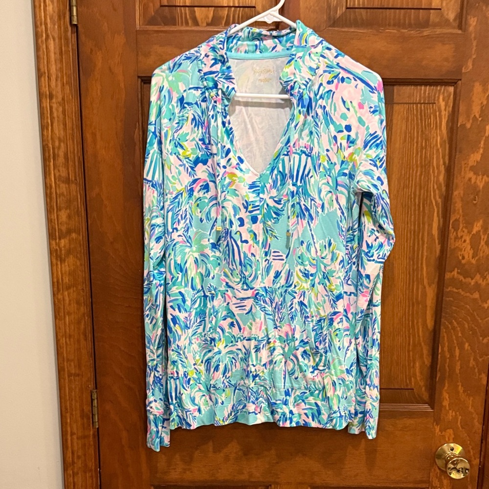 Lilly Pulitzer Multicolor V-Neck Blouse